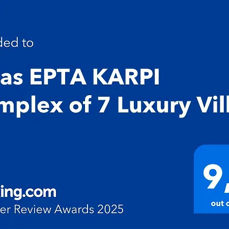 Epta Karpi Complex Of 7 Luxury Vilă Skriperon